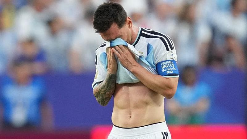 Emotional Messi Explains Tears After Argentina Goal