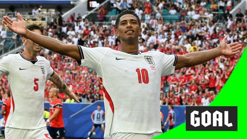 Bellingham brilha e dá a vantagem à Inglaterra