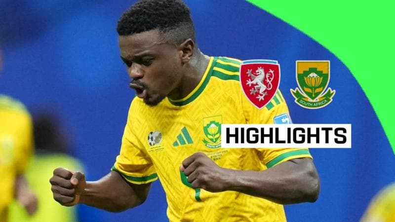 Mokoena's Late Penalty Secures Draw for South Africa Against Czech Republic