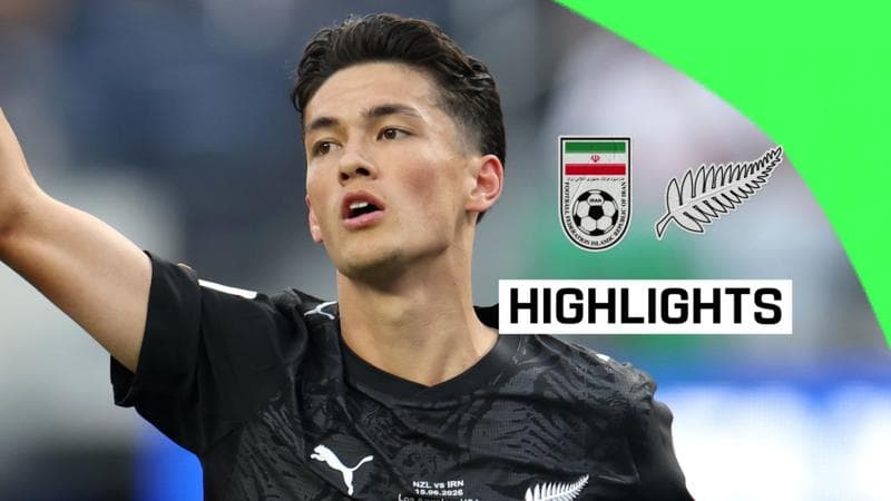 Just Scores Double but New Zealand Held by Iran in Entertaining Game
