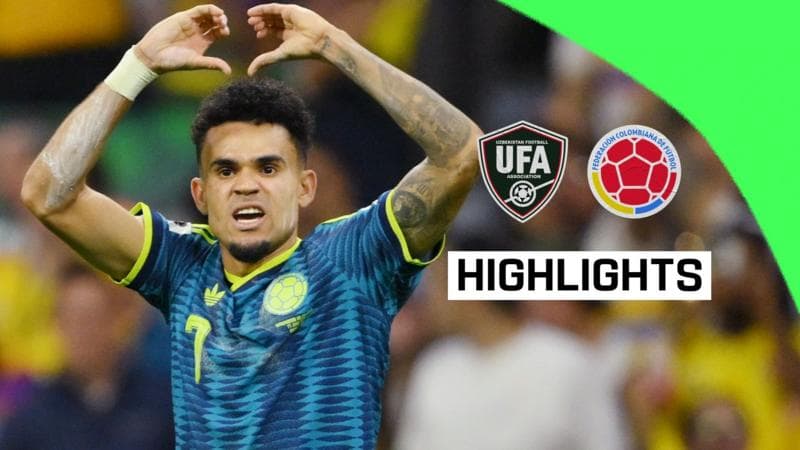 Diaz shines as Colombia triumphs over Uzbekistan in World Cup return