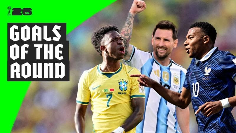 Messi, Mbappe & Vinicius Jr - Best World Cup Goals from Round One