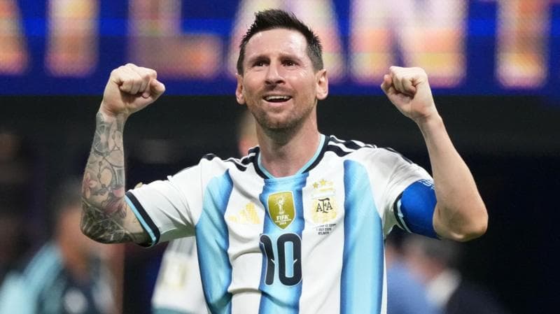 Messi Set for His First Encounter with England