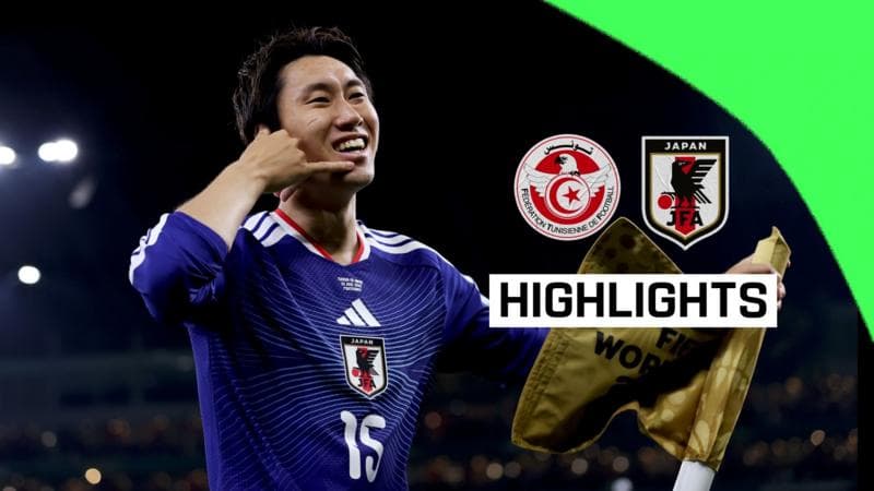 Japan Run Riot as Tunisia Eliminated in Renard's First Game