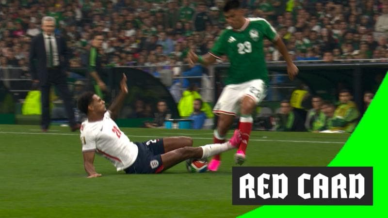 England's Quansah Sees Red After VAR Review