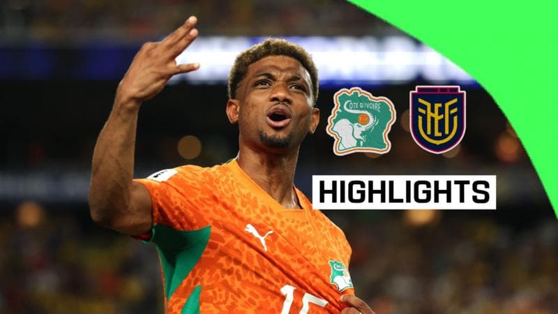 Amad Scores Late Winner as Ivory Coast Beat Ecuador