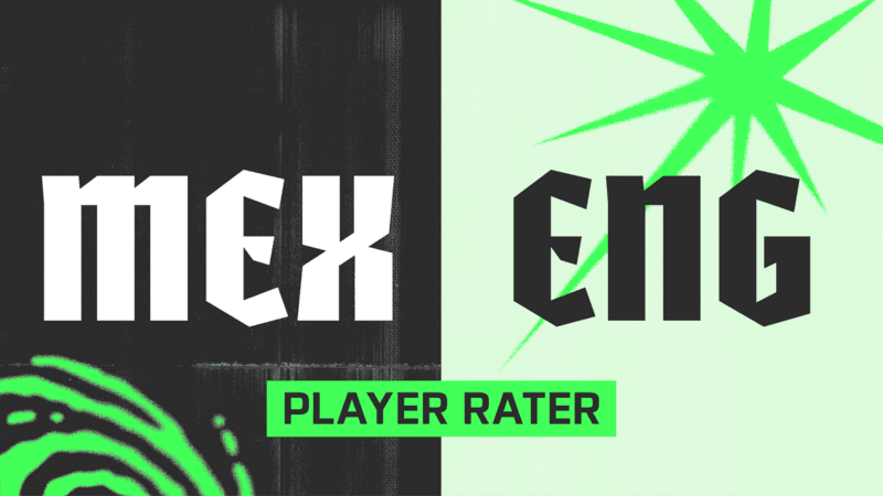 Rate the Players in Mexico vs England
