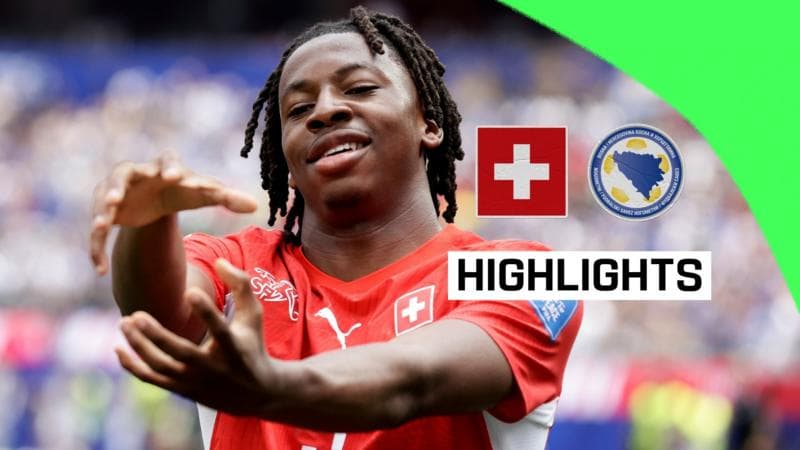 Manzambi Double Propels Switzerland to Win Against Bosnia