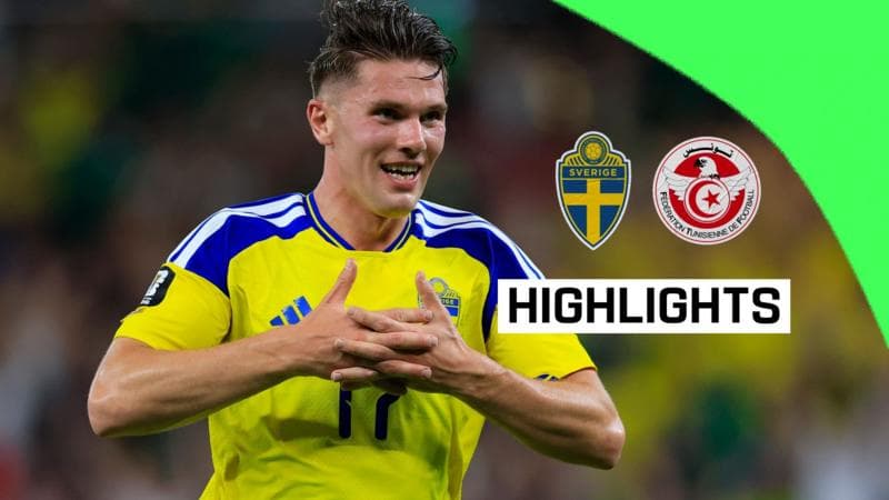 Sweden Dominates Tunisia with Five Goals in World Cup Opener