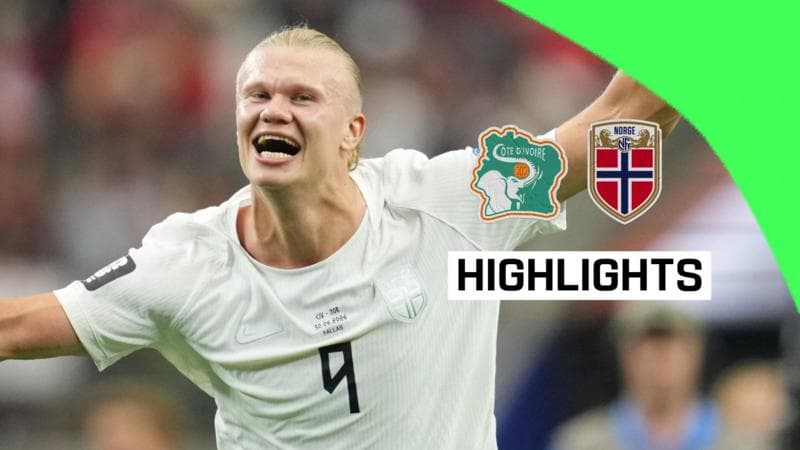 Haaland the Late Hero as Norway Knock Out Resilient Ivory Coast