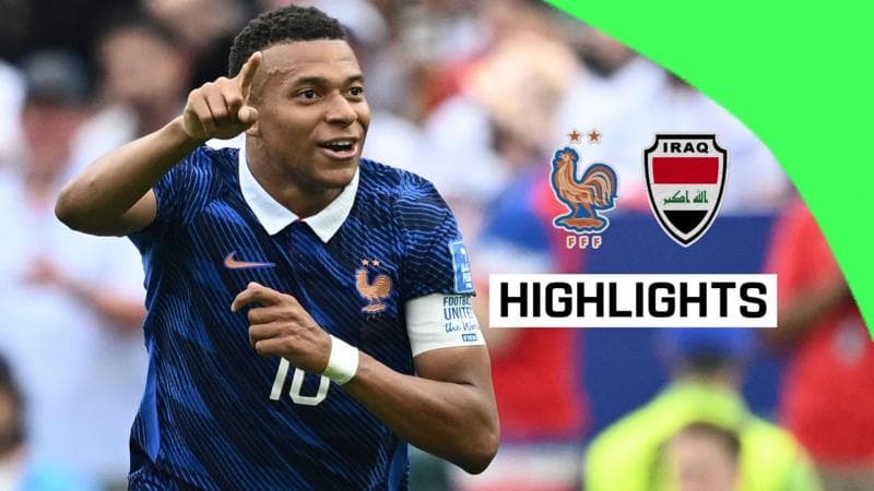 France Weather the Storm to Beat Iraq and Sail into Last 32