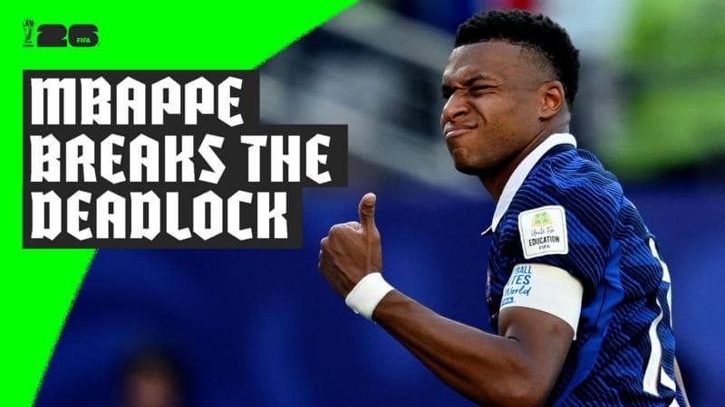 Mbappe Coolly Fires France into Lead from Penalty Spot