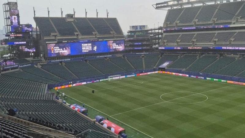 Fans Delayed Entry as Bad Weather Affects France-Iraq Tie